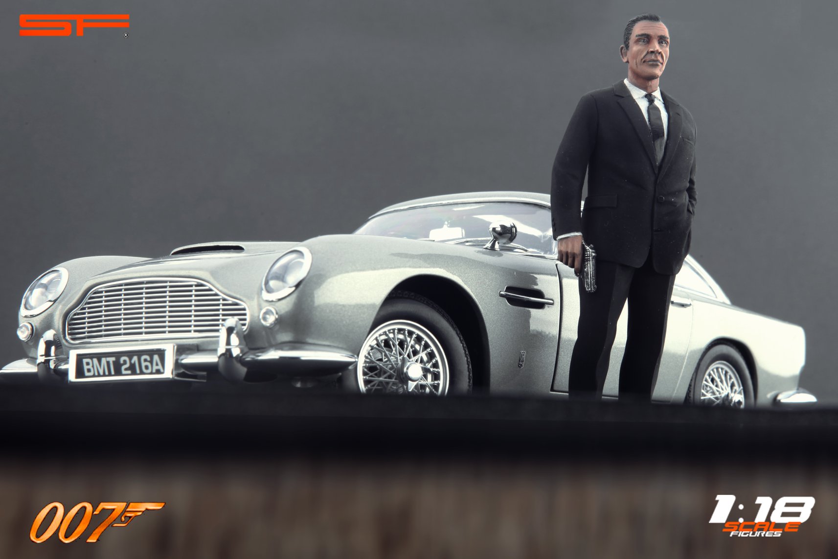 1/18 EXHIBITION MODEL SEAN CONNERY / JAMES BOND from SF Scale Figures - handmade -