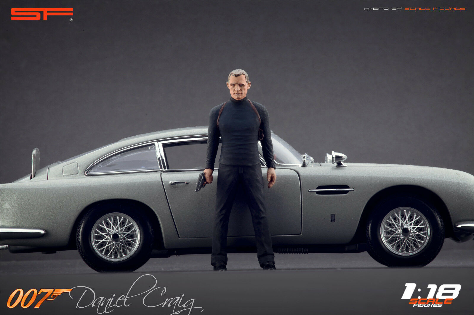 1/18 Daniel CRAIG James Bond 007 von SF Scale Figures - Handarbeit