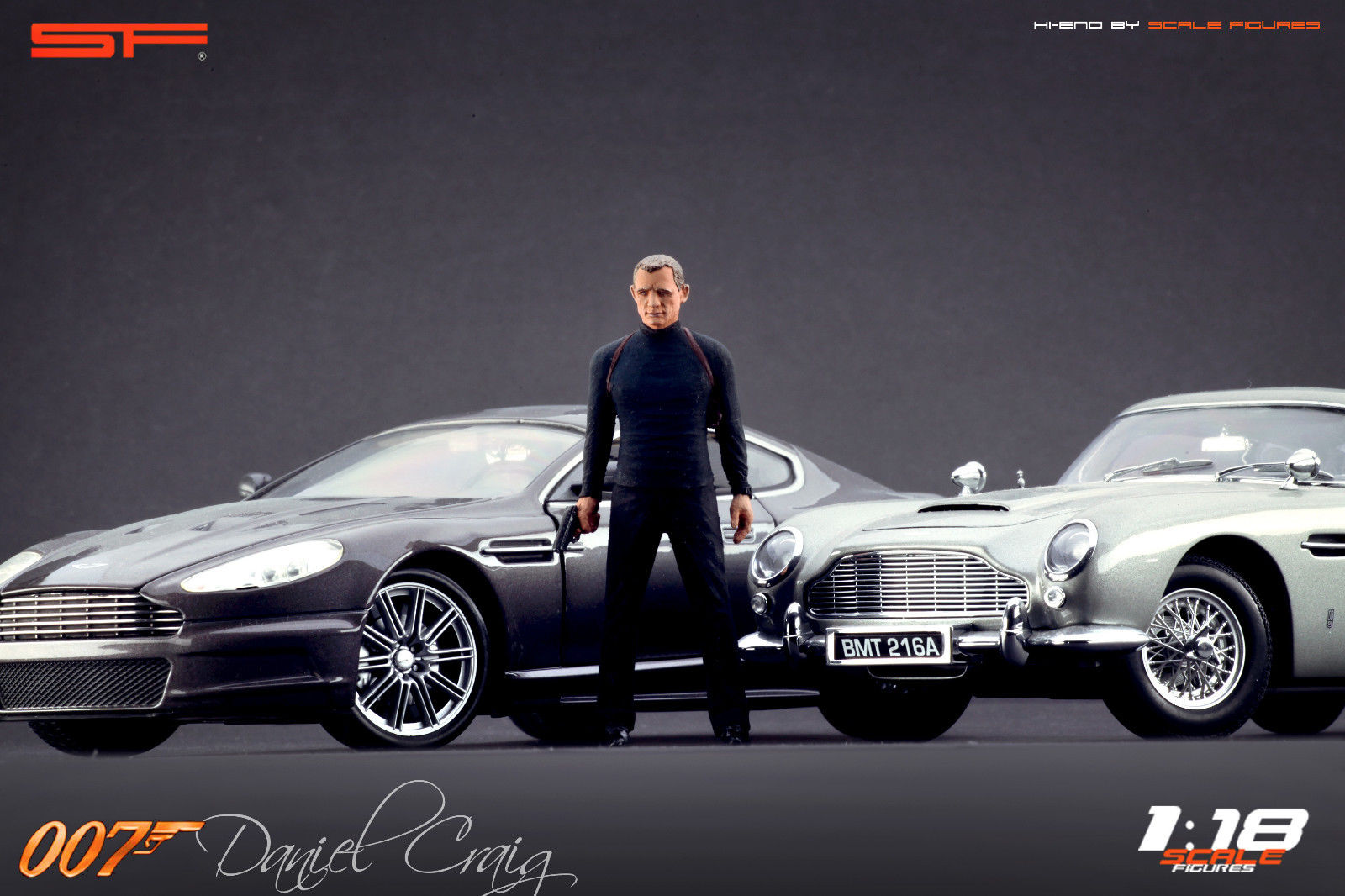 1/18 Daniel CRAIG James Bond 007 von SF Scale Figures - Handarbeit