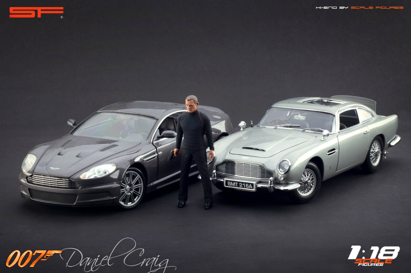 1/18 Daniel CRAIG James Bond 007 von SF Scale Figures - Handarbeit