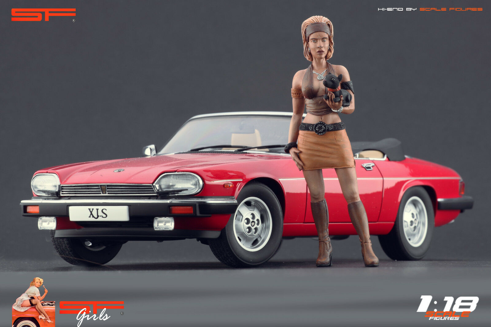 1/18 HippieGirl von SF Scale Figures - Handarbeit -
