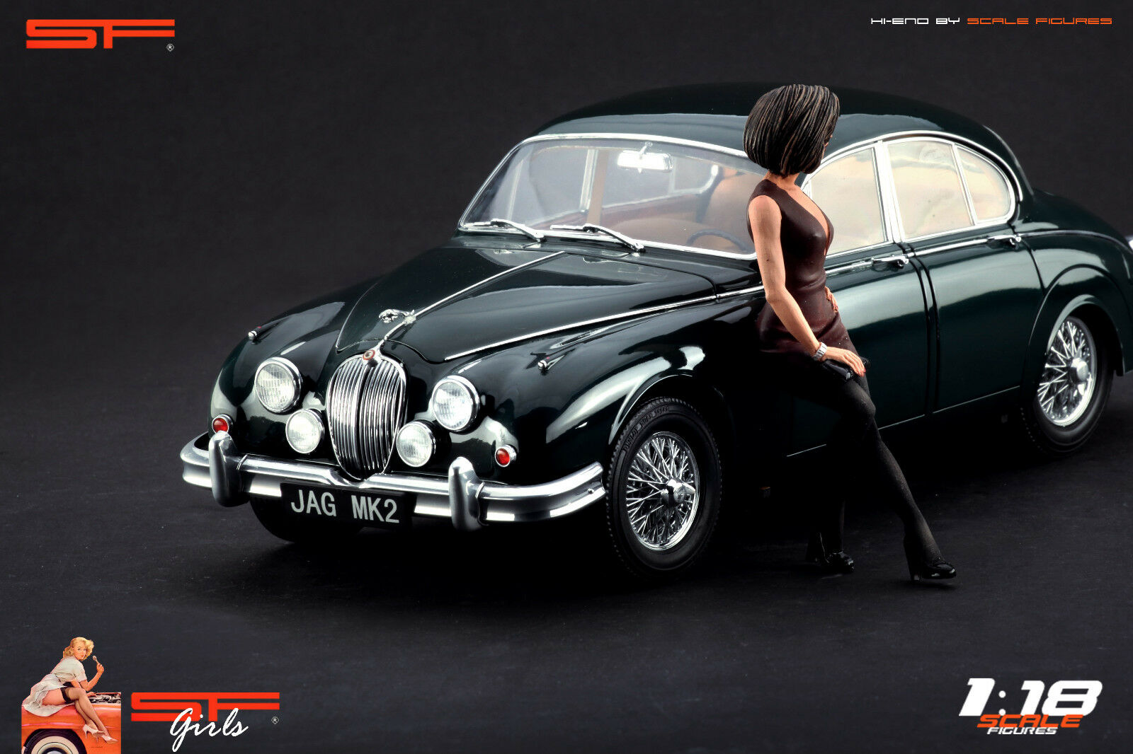 1/18 Waiting Girl von SF Scale Figures - Handarbeit -