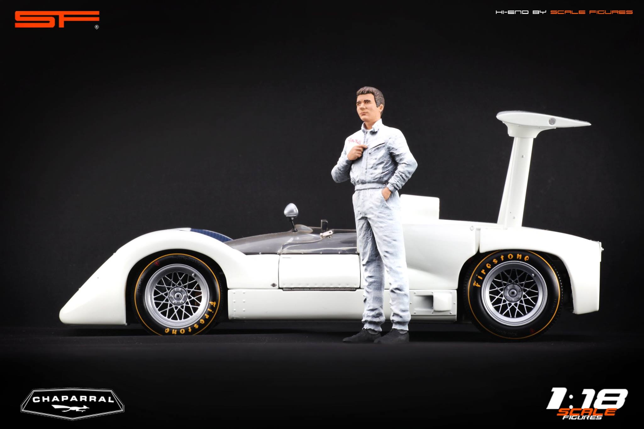 1/18 JIM HALL von SF Scale Figures - Handarbeit--
