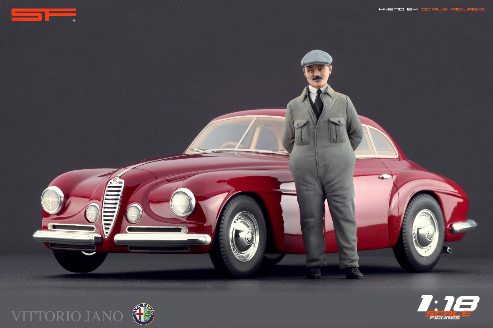 1/18 Figur VITTORIO JANO von SF Scale Figures - Handarbeit - SF118054