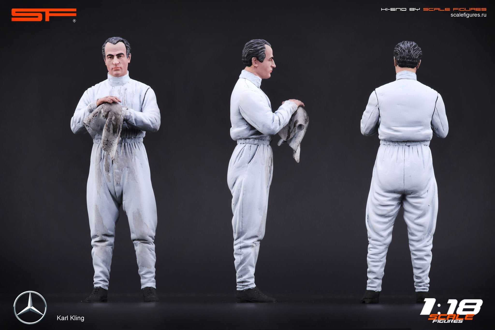 1/18 Rennfahrer Karl Kling von SF Scale Figures - Handarbeit--