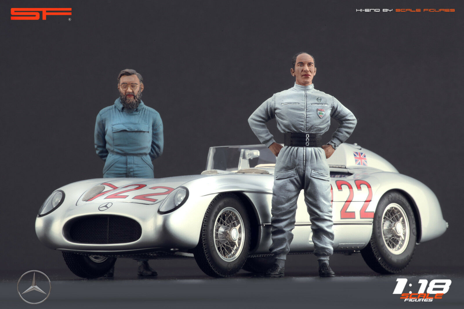 1/18 Moss & Jenkins von SF Scale Figures - Handarbeit -