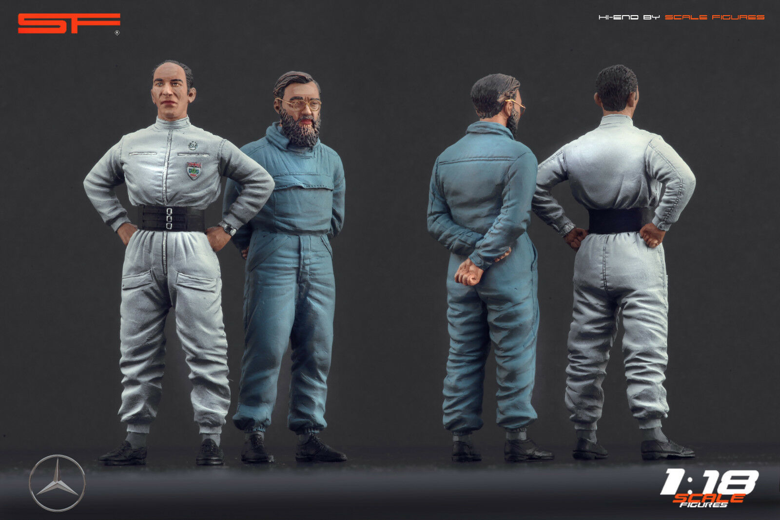 1/18 Moss & Jenkins von SF Scale Figures - Handarbeit -