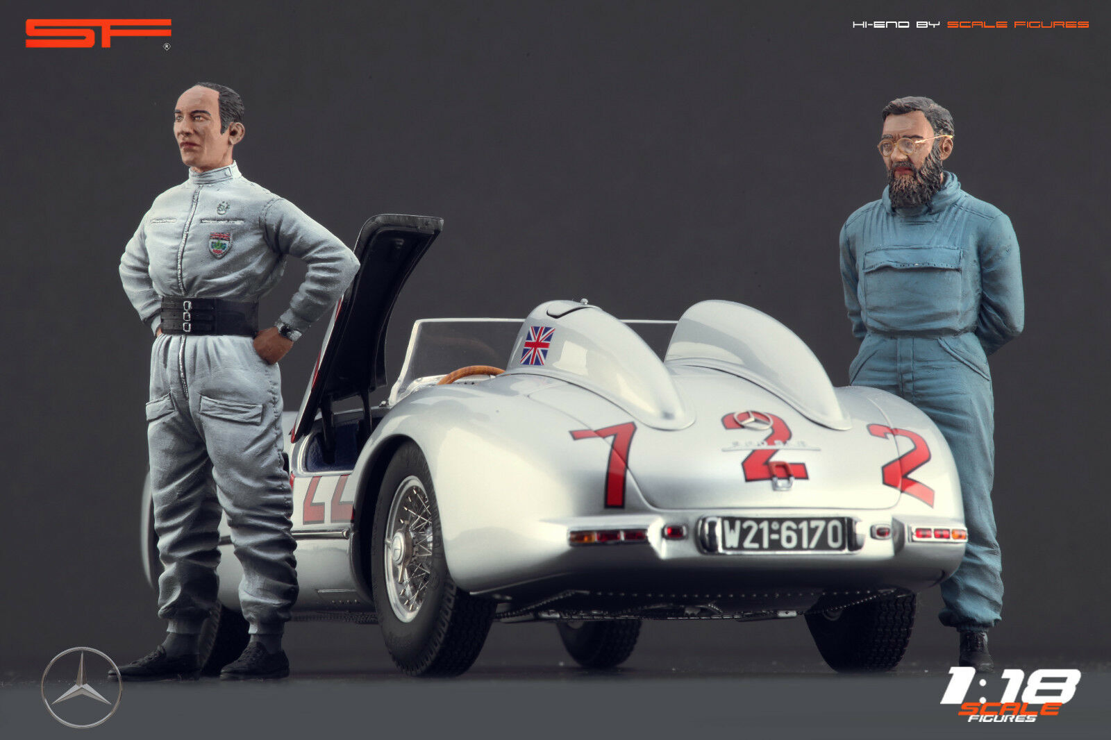 1/18 Moss & Jenkins von SF Scale Figures - Handarbeit -