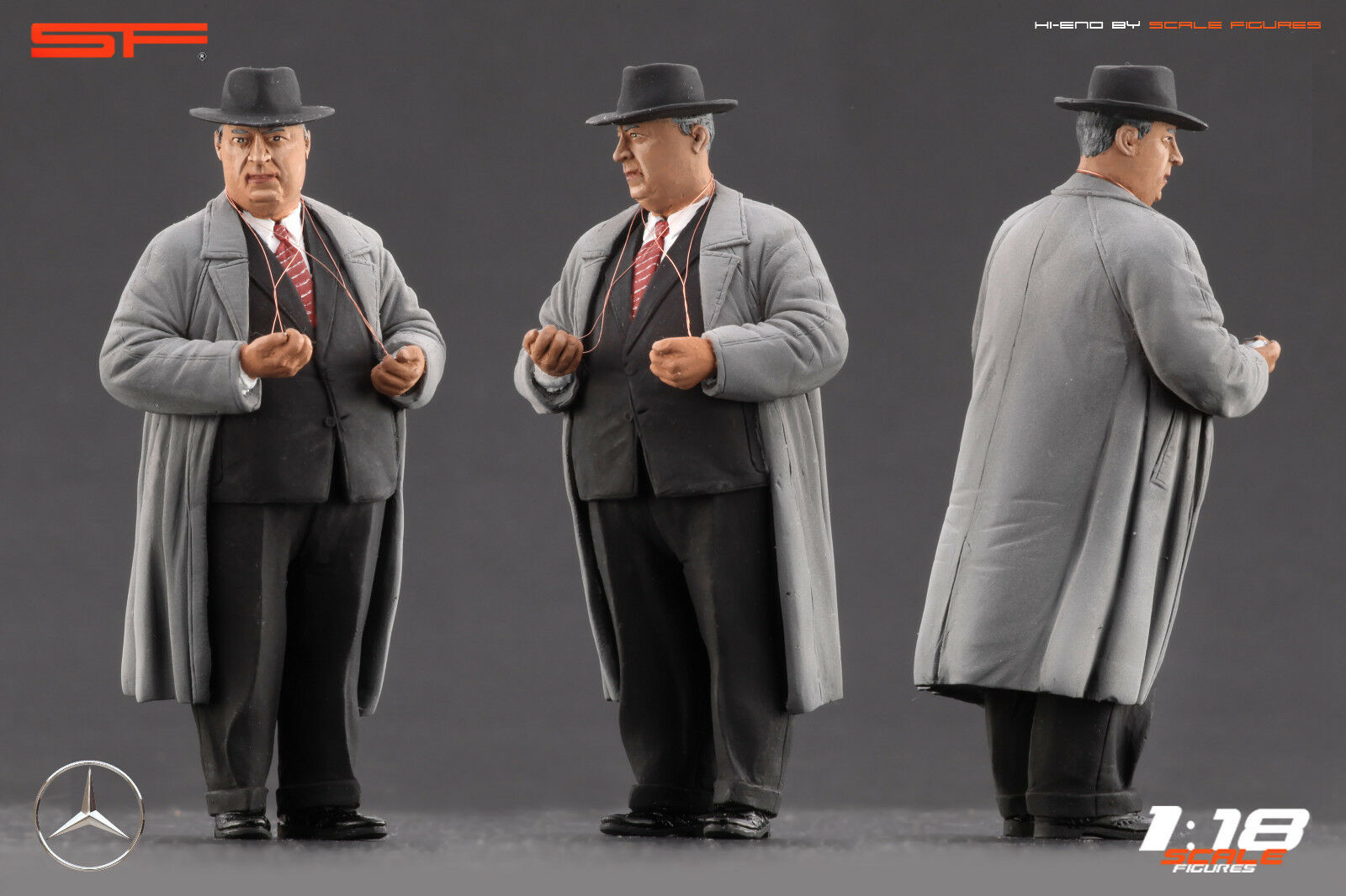 1/18 Alfred Neubauer von SF Scale Figures - Handarbeit -