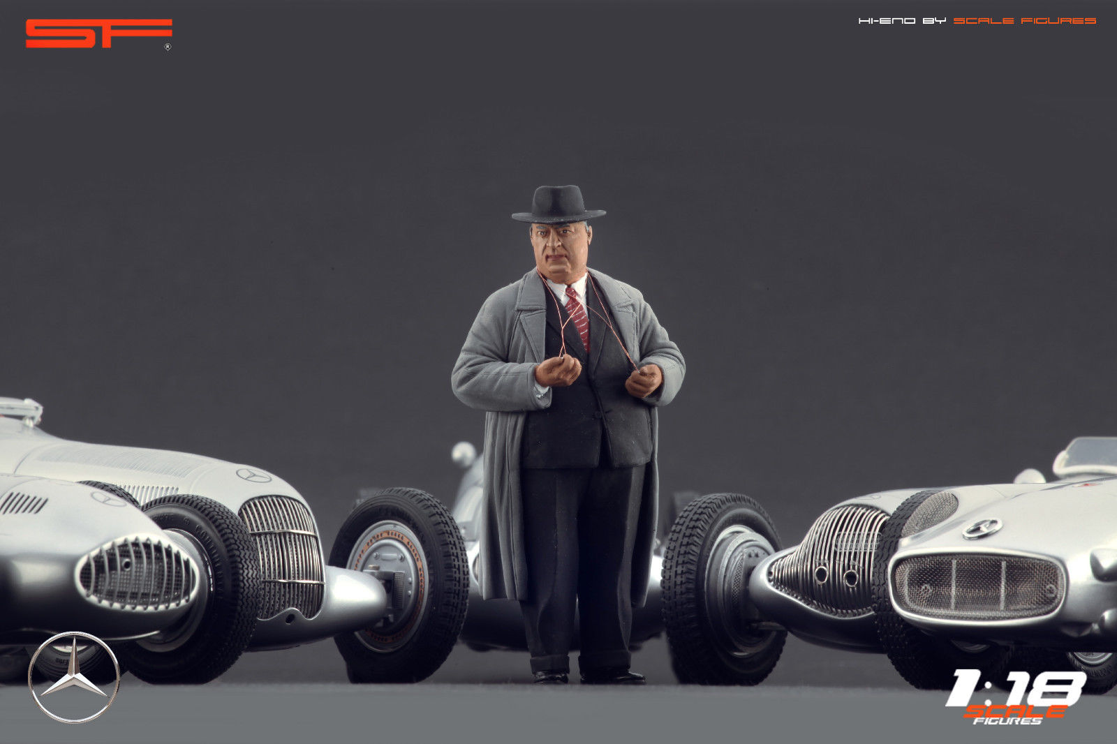 1/18 Alfred Neubauer von SF Scale Figures - Handarbeit -