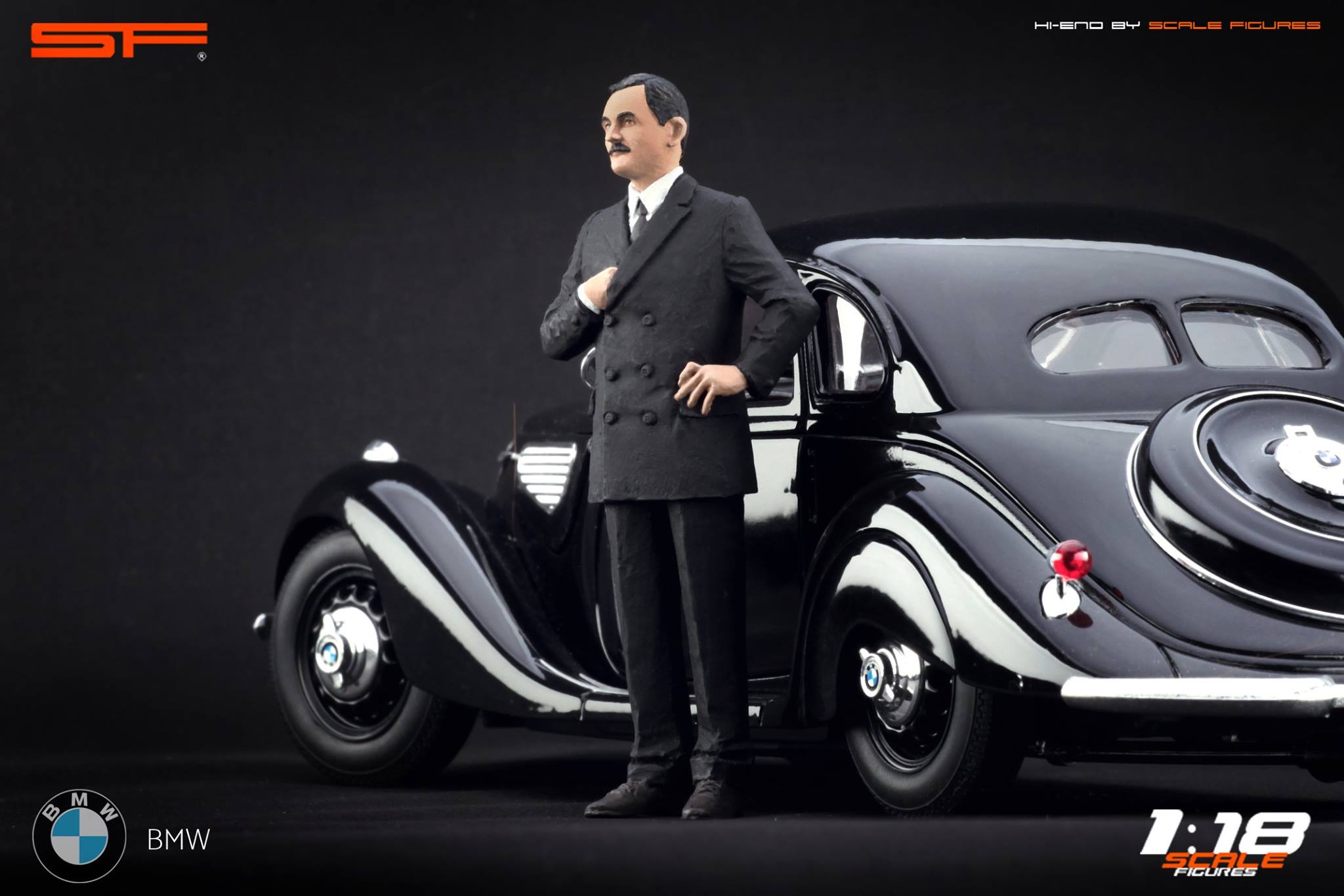 1/18 KARL FRIEDRICH RAPP BMW-Founder von SF Scale Figures - Handarbeit -