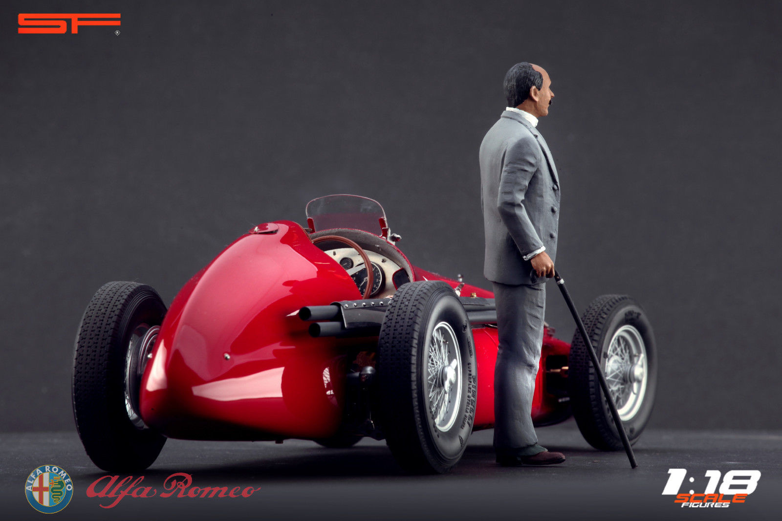 1/18 Nicola Romeo von SF Scale Figures - Handarbeit - SF118110