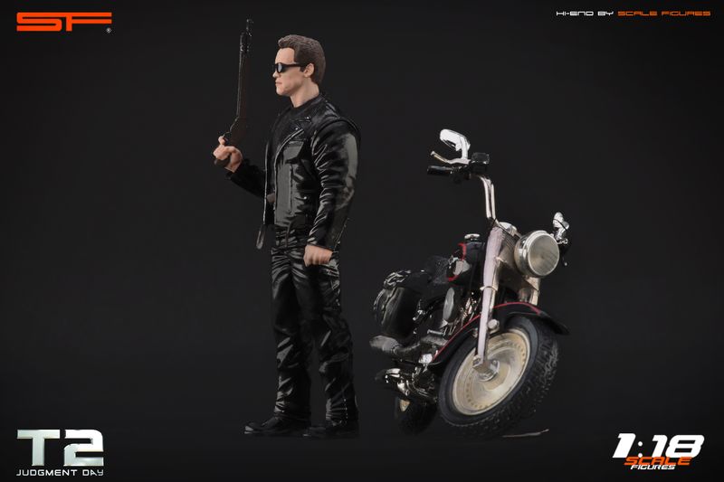 1/18 TERMINATOR 2 Arnold Schwarzenegger von SF Scale Figures - Handarbeit -