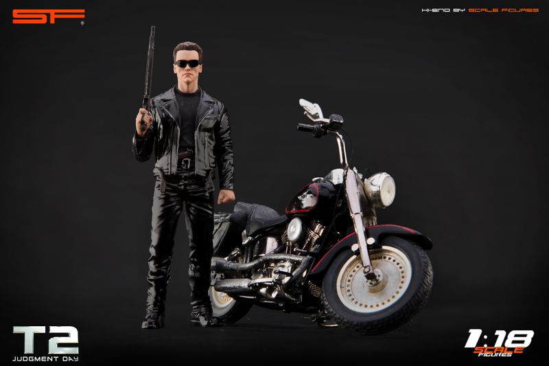 1/18 TERMINATOR 2 Arnold Schwarzenegger von SF Scale Figures - Handarbeit -