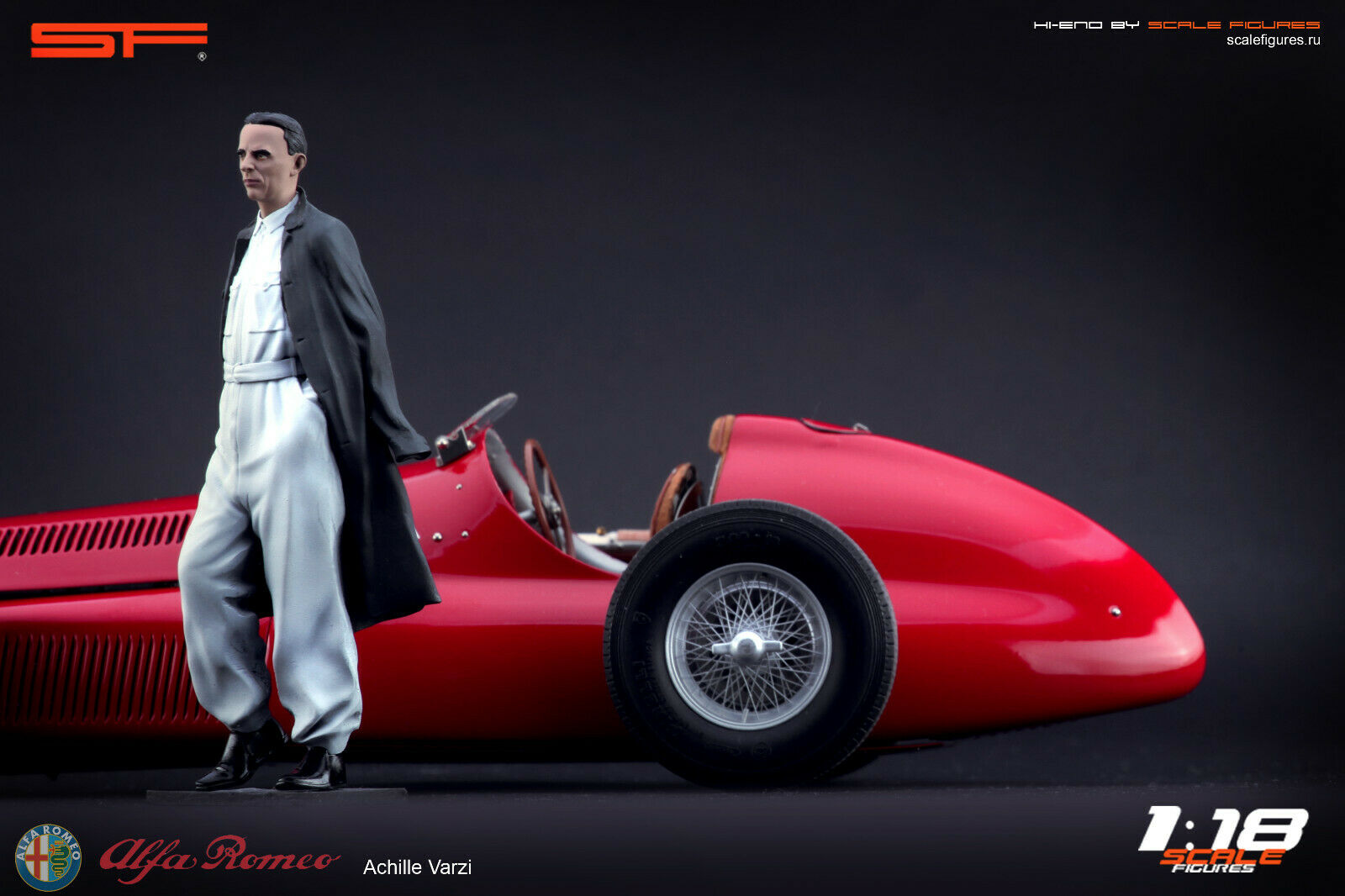 1/18 ACHILLE VARZI von SF Scale Figures - Handarbeit -