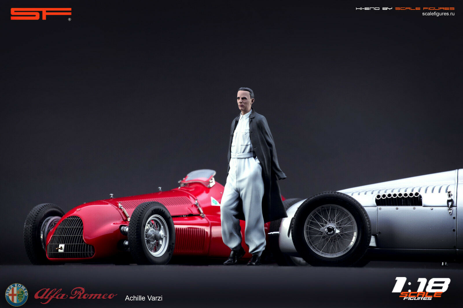 1/18 ACHILLE VARZI von SF Scale Figures - Handarbeit -