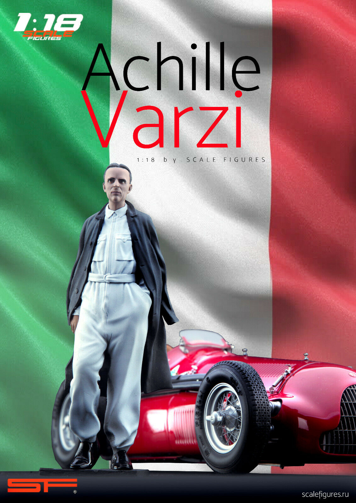 1/18 ACHILLE VARZI von SF Scale Figures - Handarbeit -