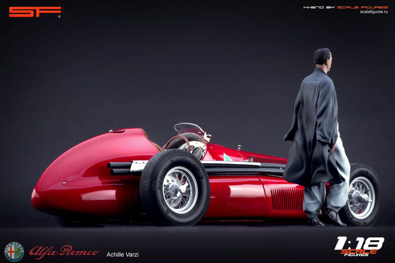 1/18 ACHILLE VARZI von SF Scale Figures - Handarbeit -