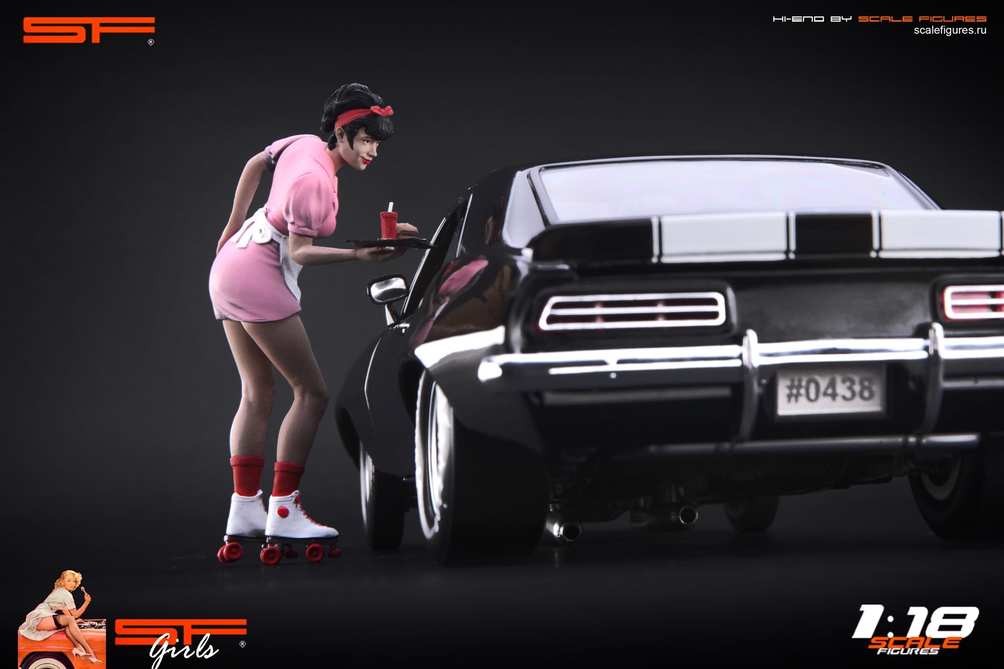 1/18 Waitress Girl von SF Scale Figures - Handarbeit-