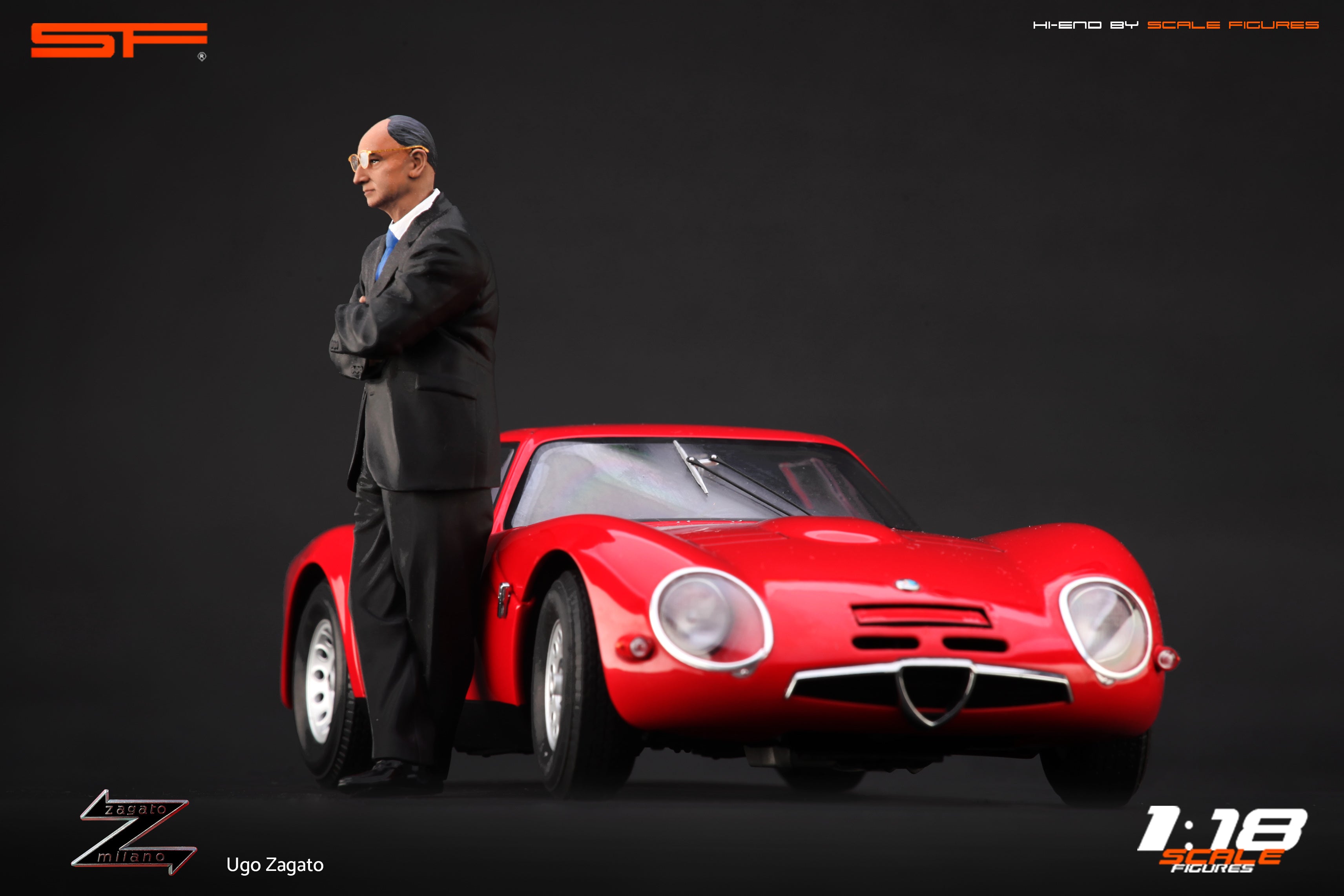 1/18 ZAGATO von SF Scale Figures - Handarbeit -