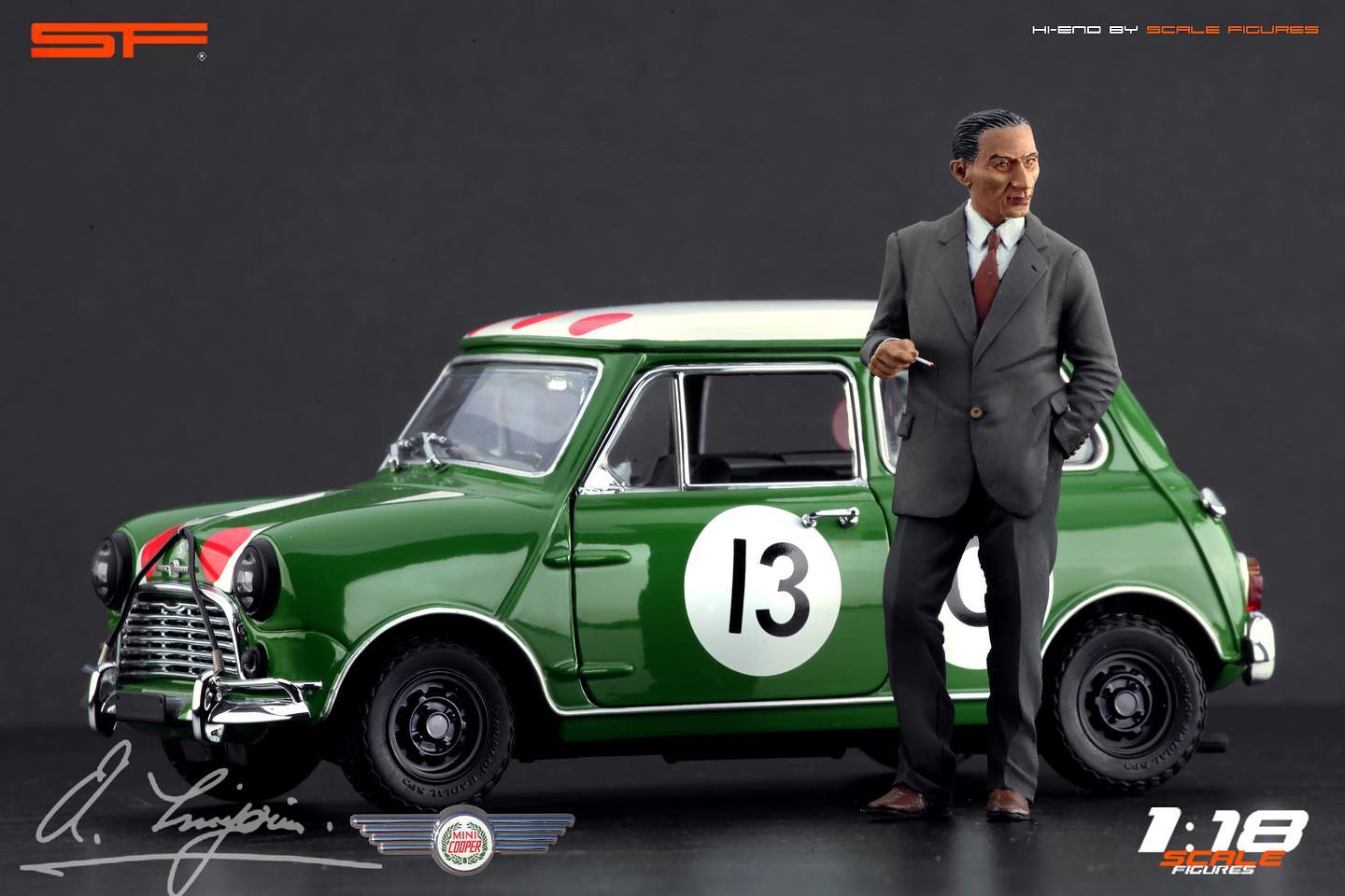 1/18 ALEC ISSIGONIS Mini von SF Scale Figures - Handarbeit -