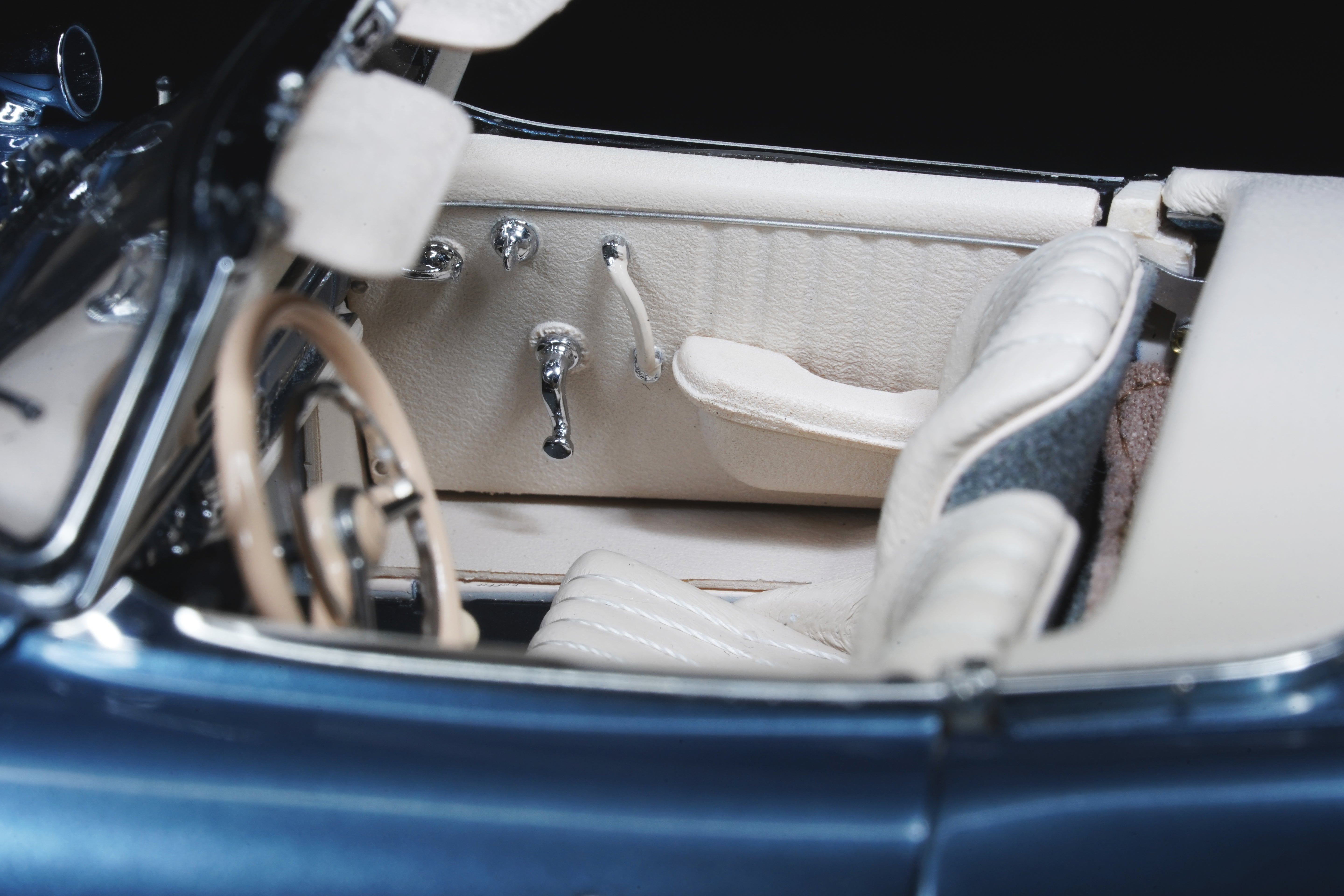 1/18 Mercedes-Benz 300 SL W198 Roadster Hardtop blue metallic CMC M-283