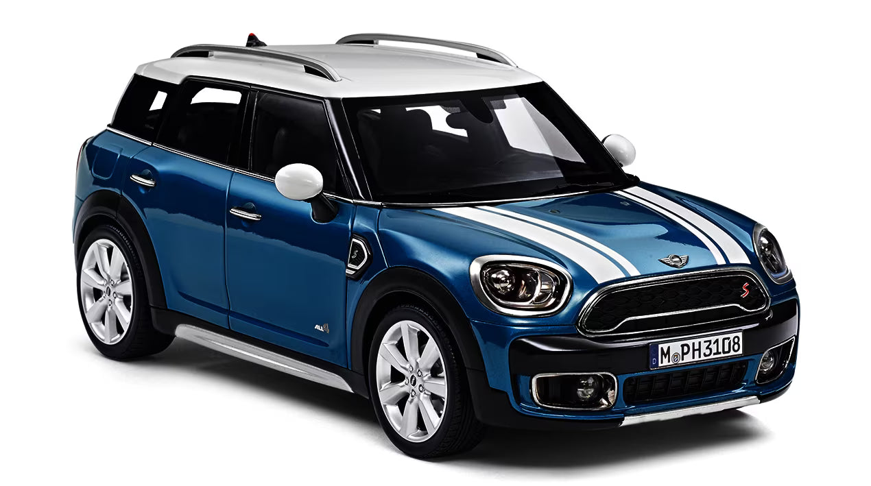 1/18 MINI Cooper S Countryman Island Blue BMW Dealer Edition von Kyosho