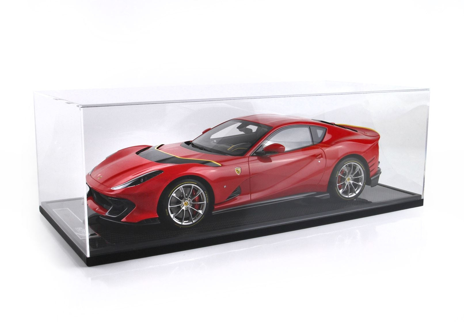 1/12 BBR Ferrari 812 Competizione Yellow details Rosso Corsa 322 BBR1215B2