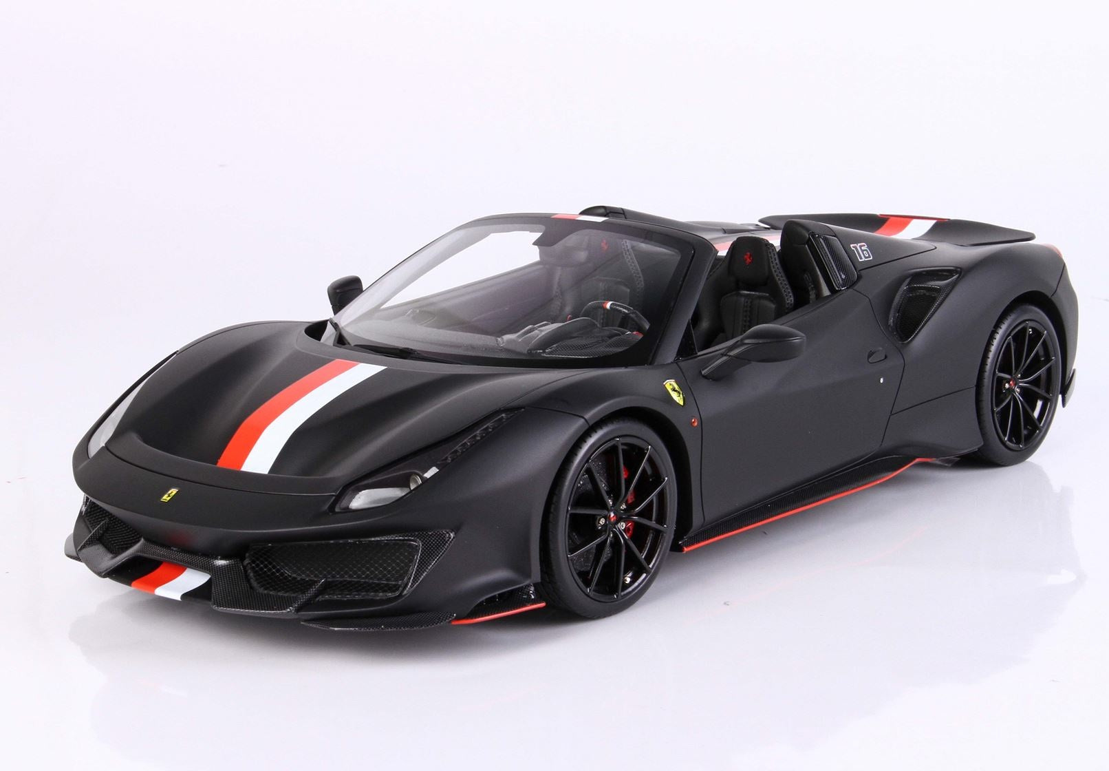 1/12 BBR Ferrari 488 Pista Spider Open roof Charles Leclerc LE 46 pcs BBR1225CL