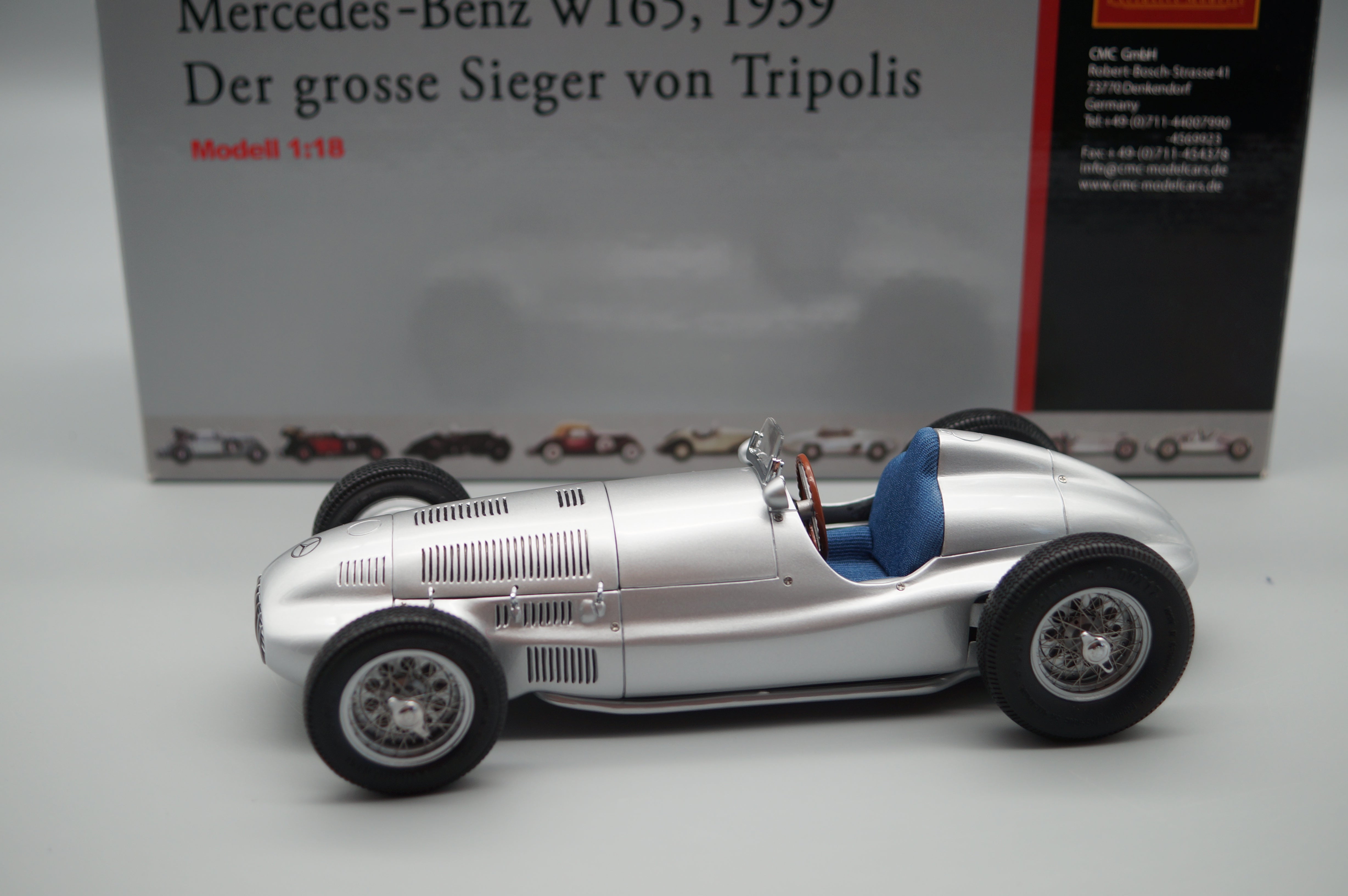 1/18 Mercedes-Benz W165 Sieger von Tripolis 1939 CMC M-018 -pre-owned- AA499