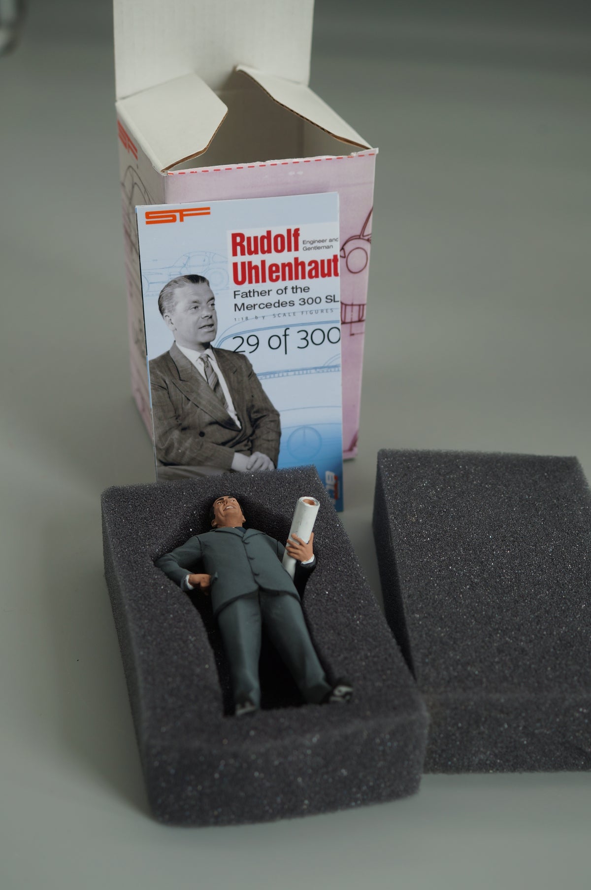 1/18 Manufacturer Figure Rudolph UHLENHAUT by SF Scale Figures - Handmade - pre-owned