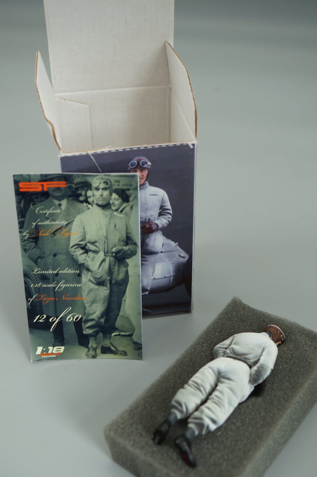 1/18 Tazio Nuvolari von SF Scale Figures #12/60 - Handarbeit - Pre-owned-