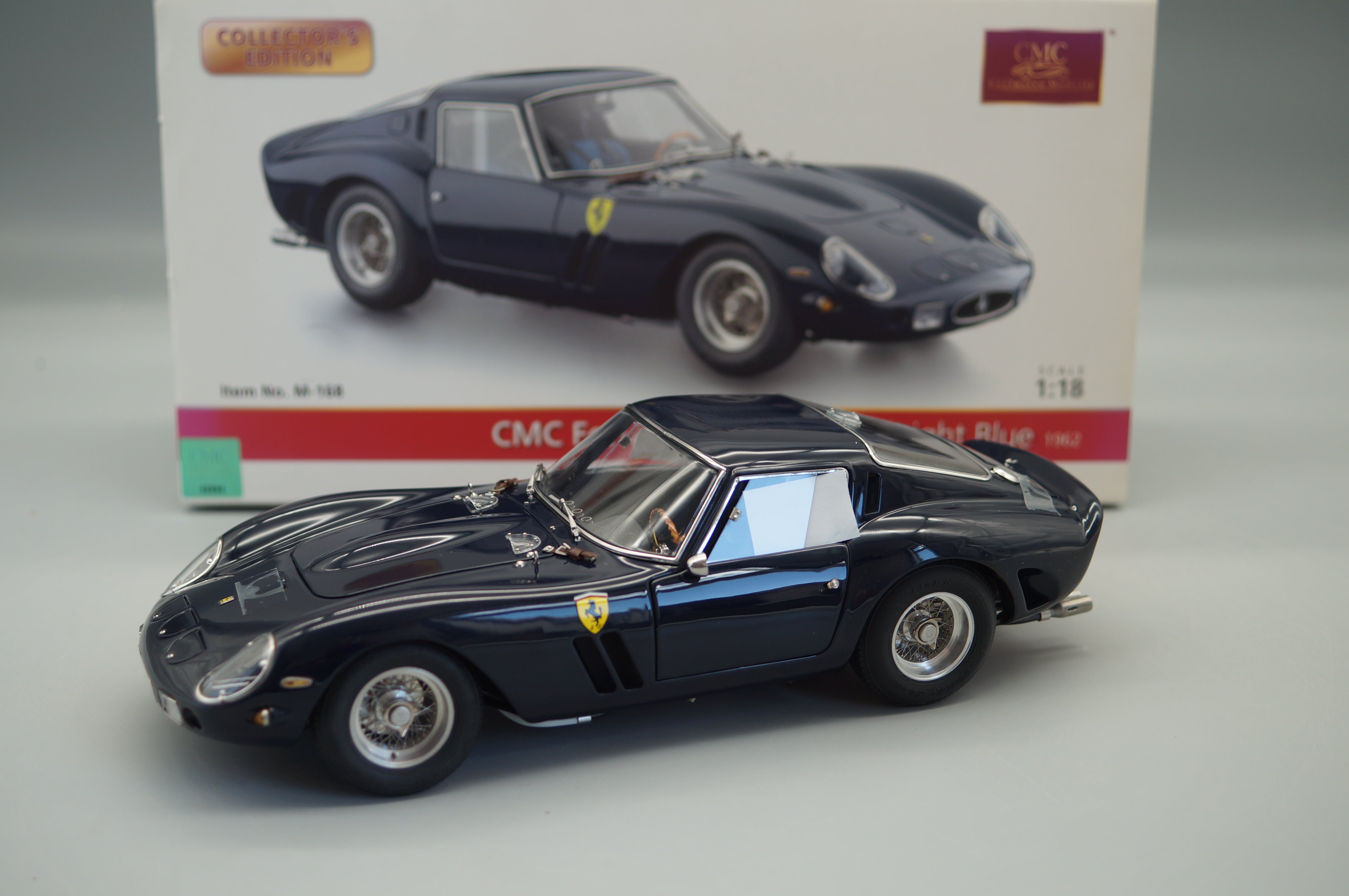 1/18 CMC Ferrari 250 GTO Midnight Blue 'Techno Classica 2016' CMC M-168 #102/200 -FH307