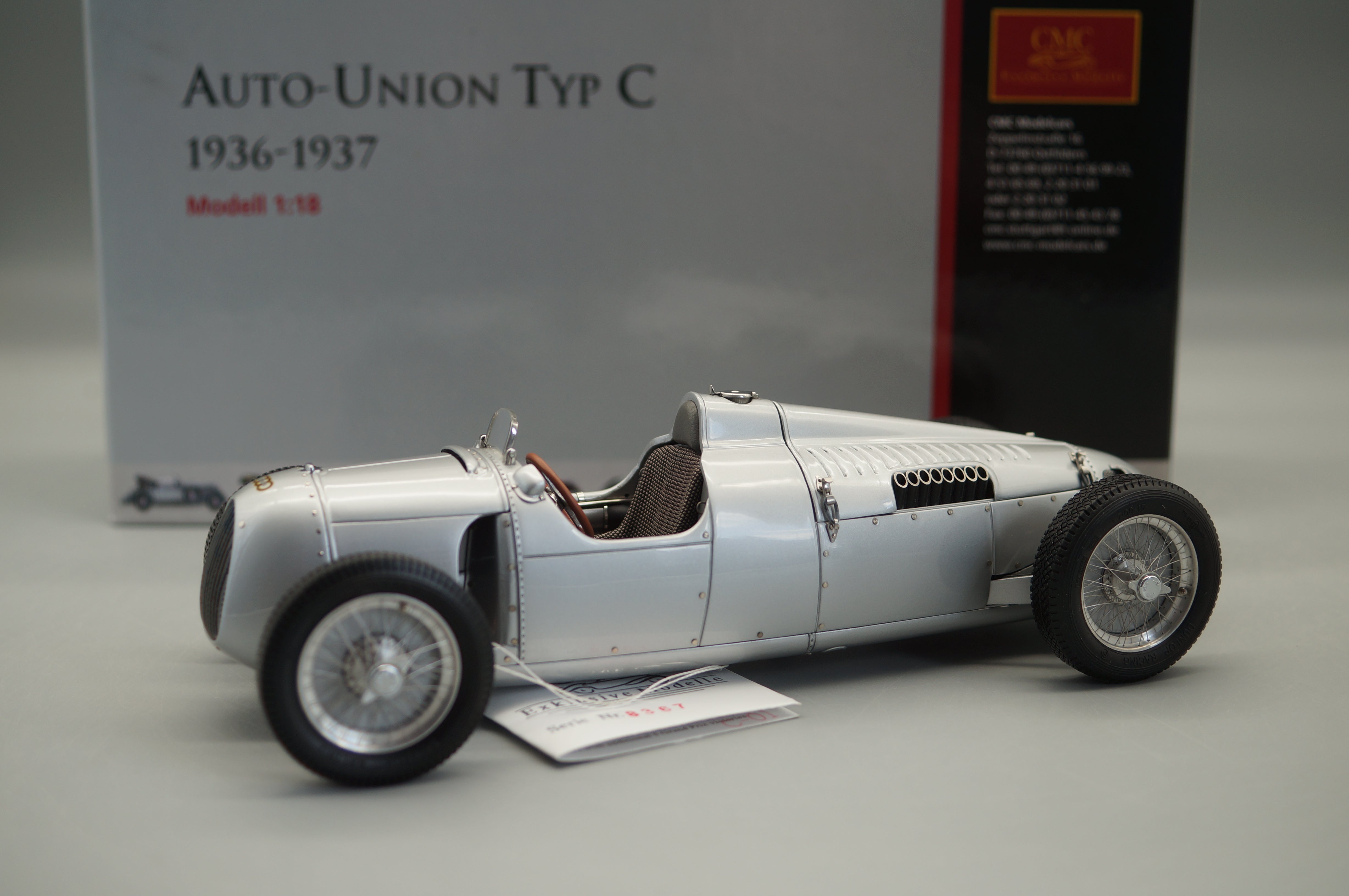 1/18 Auto Union Type C #3394 CMC M-034 -pre-owned