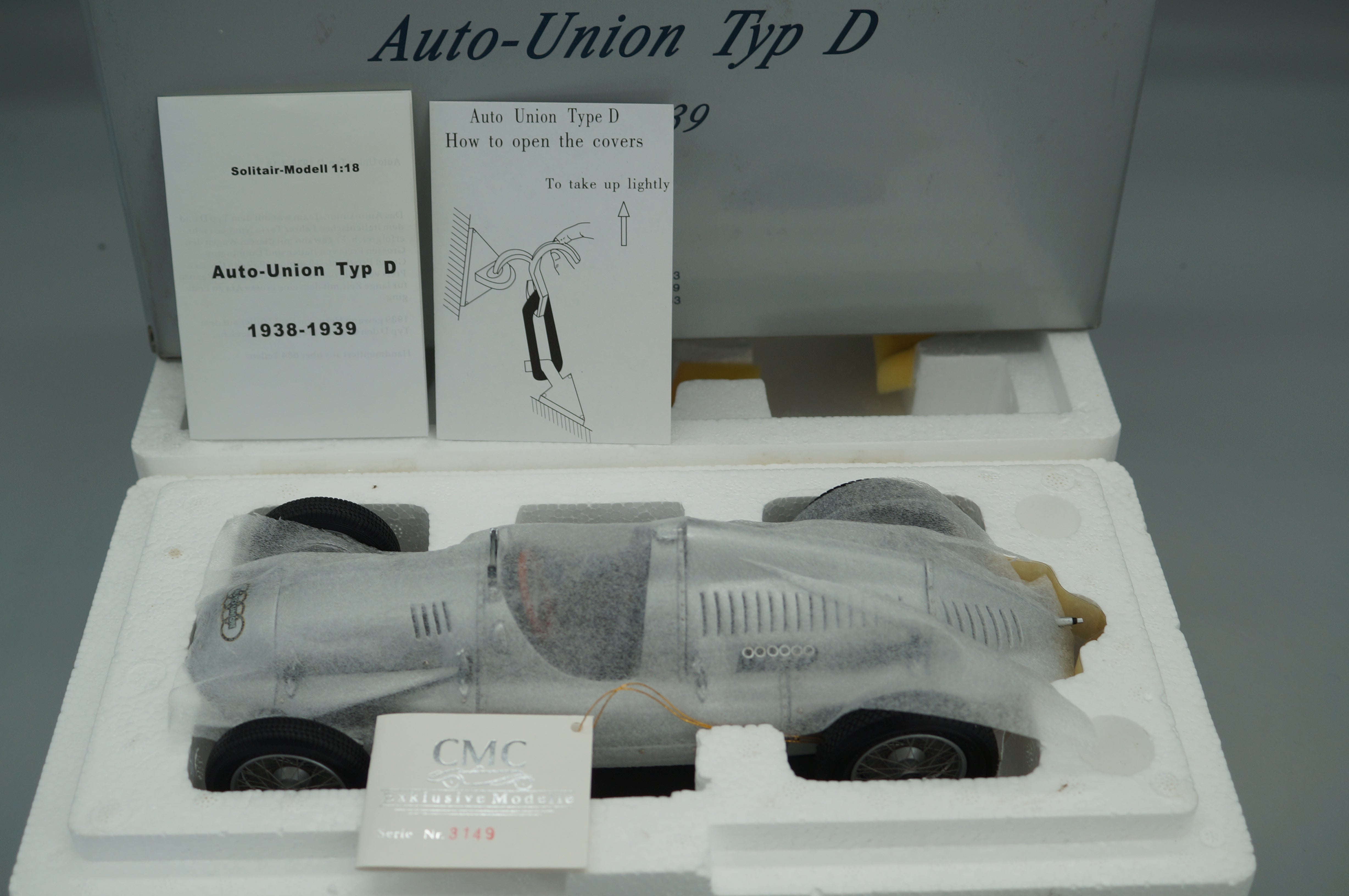 1/18 Auto Union Typ D #3149 CMC M-027 -pre-owned -FH313