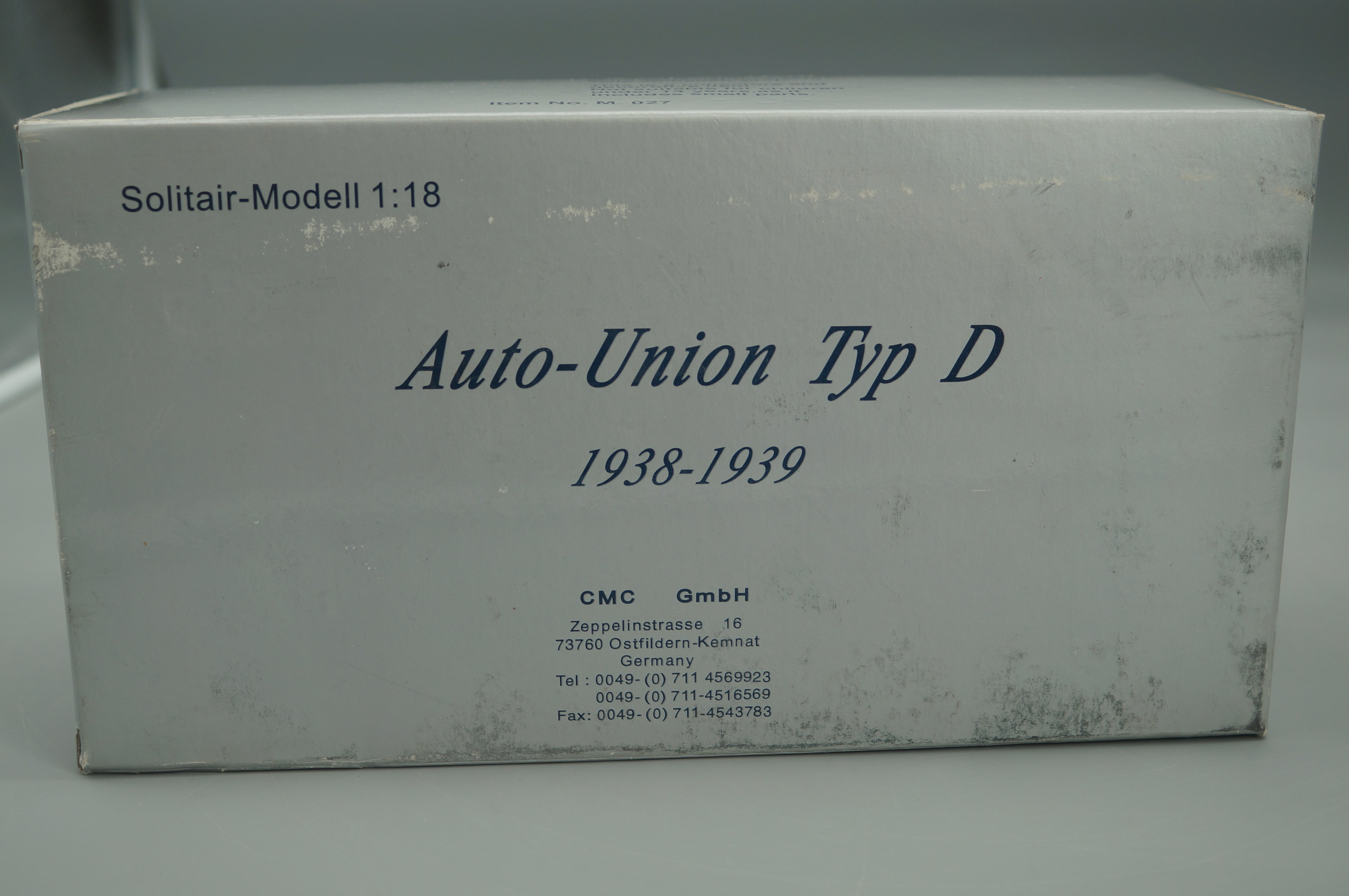 1/18 Auto Union Typ D #3149 CMC M-027 -pre-owned -FH313