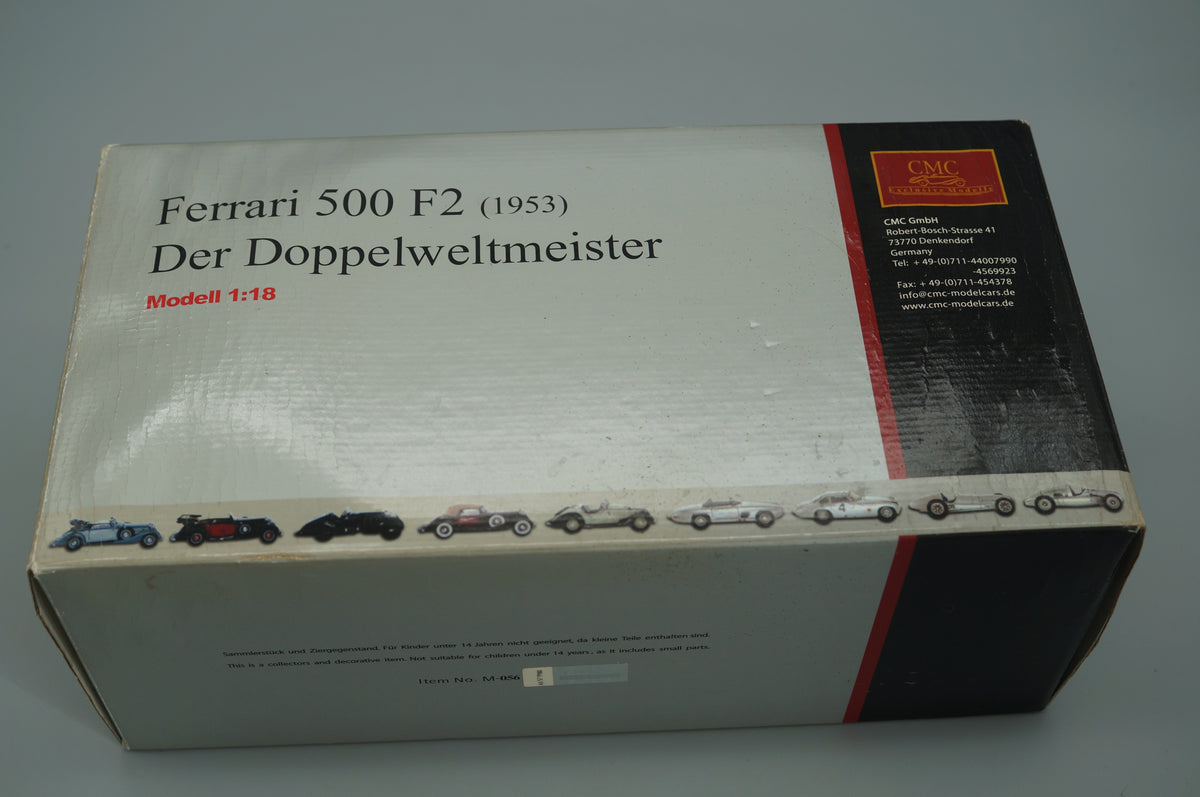1/18 Ferrari 500 F2 1953 Double World Champion #2475 CMC M-056 -pre-owned -FH320