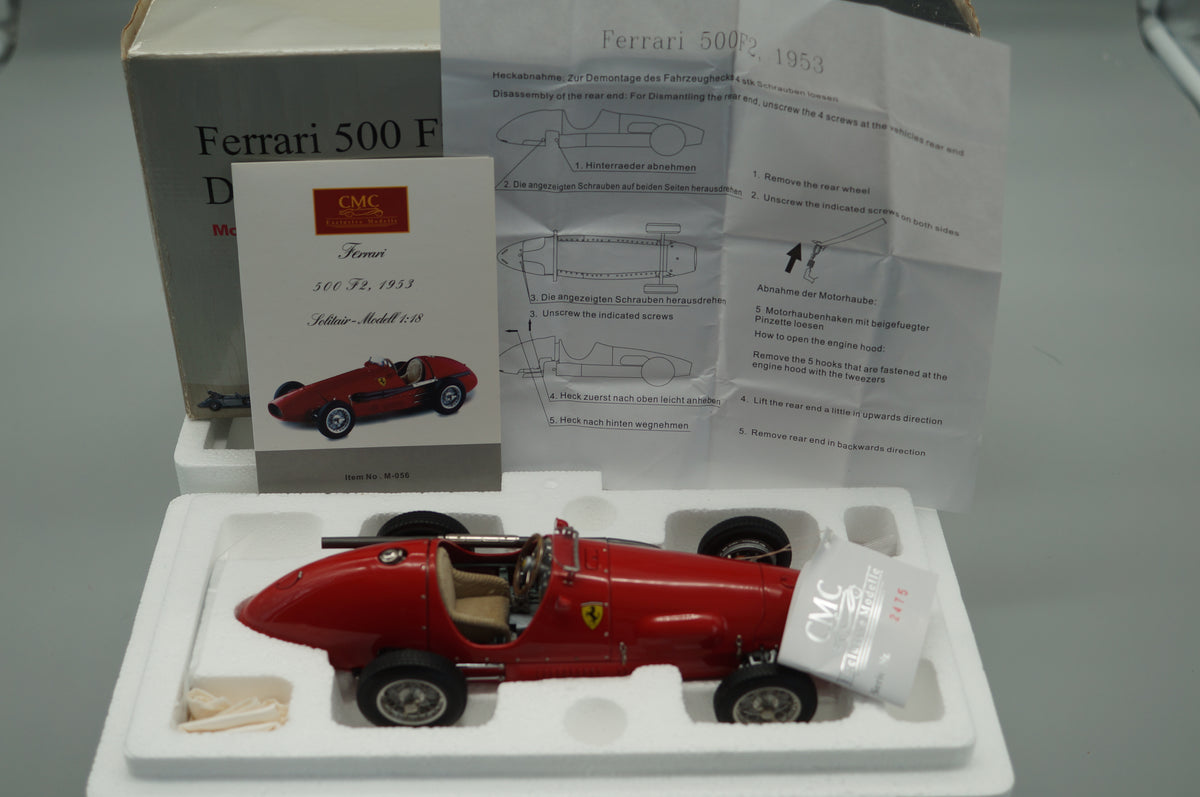 1/18 Ferrari 500 F2 1953 Double World Champion #2475 CMC M-056 -pre-owned -FH320