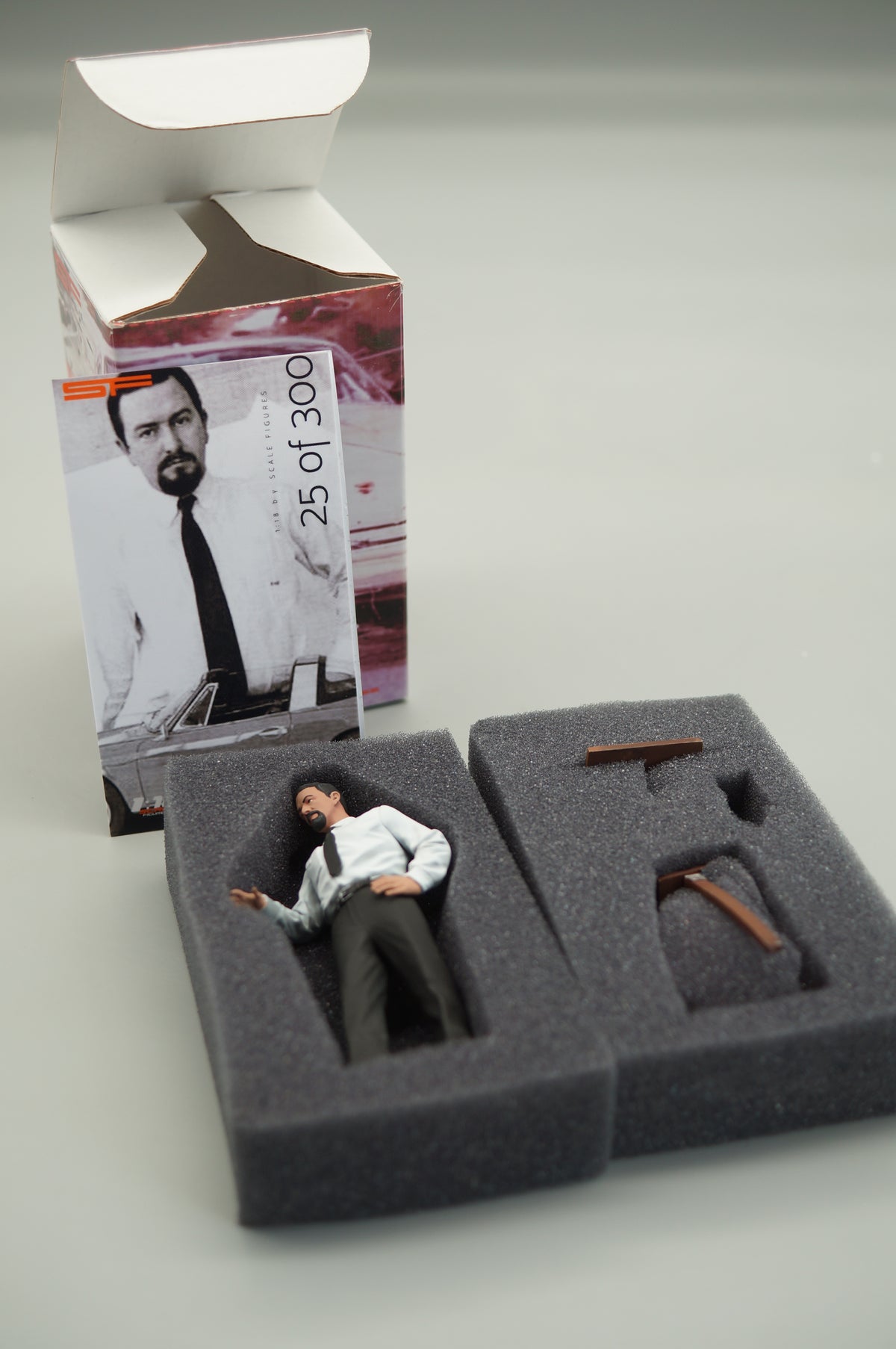 1/18 Designer Figure FERDINAND Alexander 'Butzi' PORSCHE by SF Scale Figures - Handcrafted-