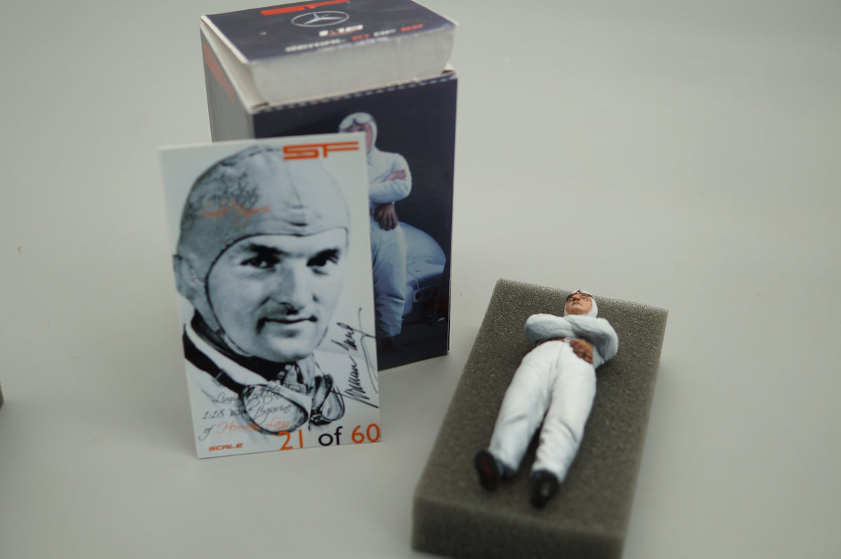 1/18 Racing Driver Figure HERMANN LANG by SF Scale Figures - Handmade - SF118056 pre-owned