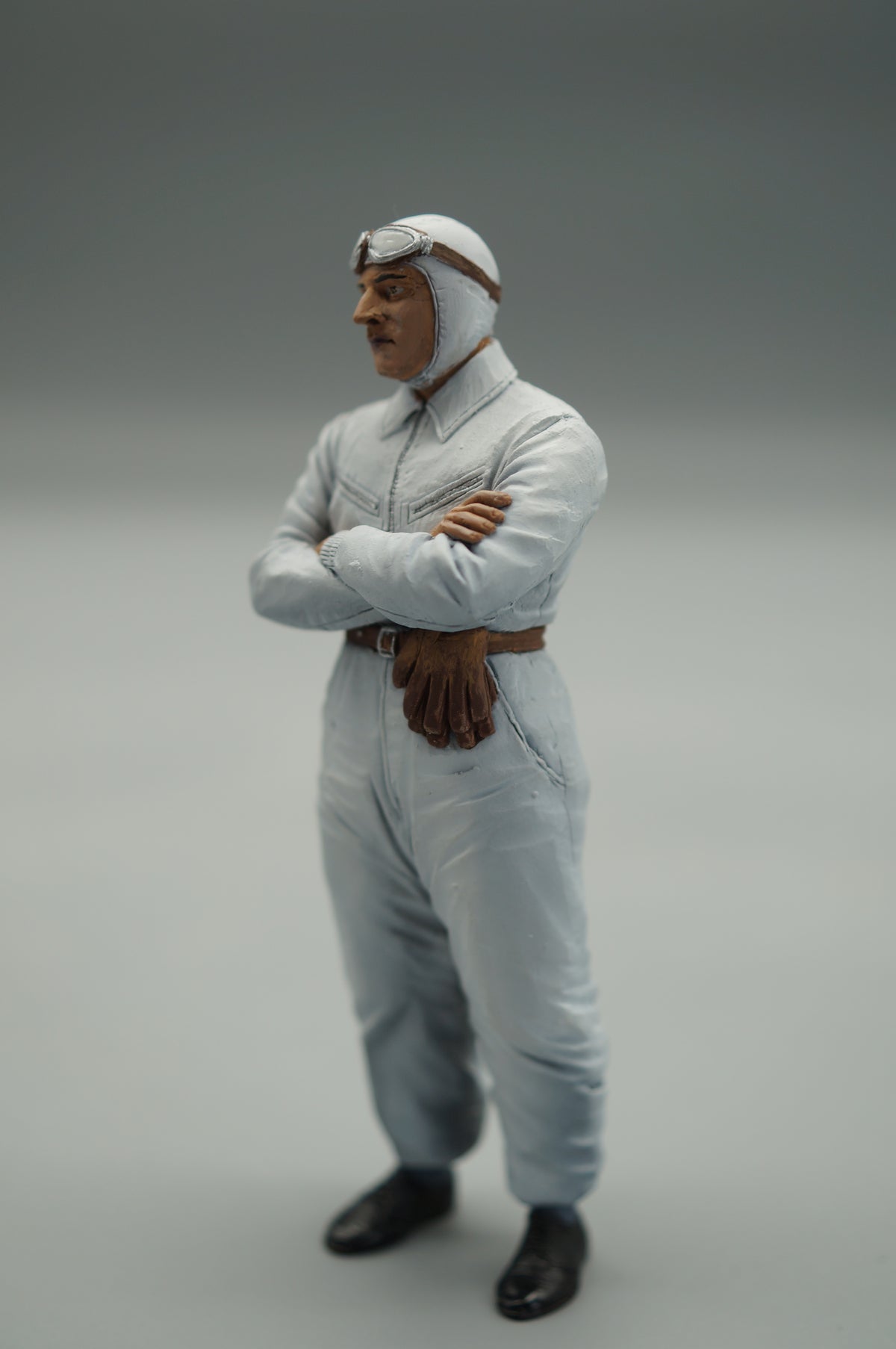 1/18 Rennfahrerfigur HERMANN LANG von SF Scale Figures #21/60 - Handarbeit - SF118056 pre-owned