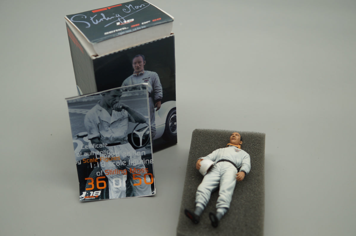 1/18 Stirling Moss by SF Scale Figures #36/50 - Handmade - SF118073 - pre-owned