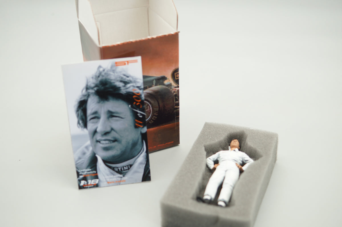 1/18 Racing Driver Figure Mario Andretti by SF Scale Figures - Handmade - SF118095 - pre-owned