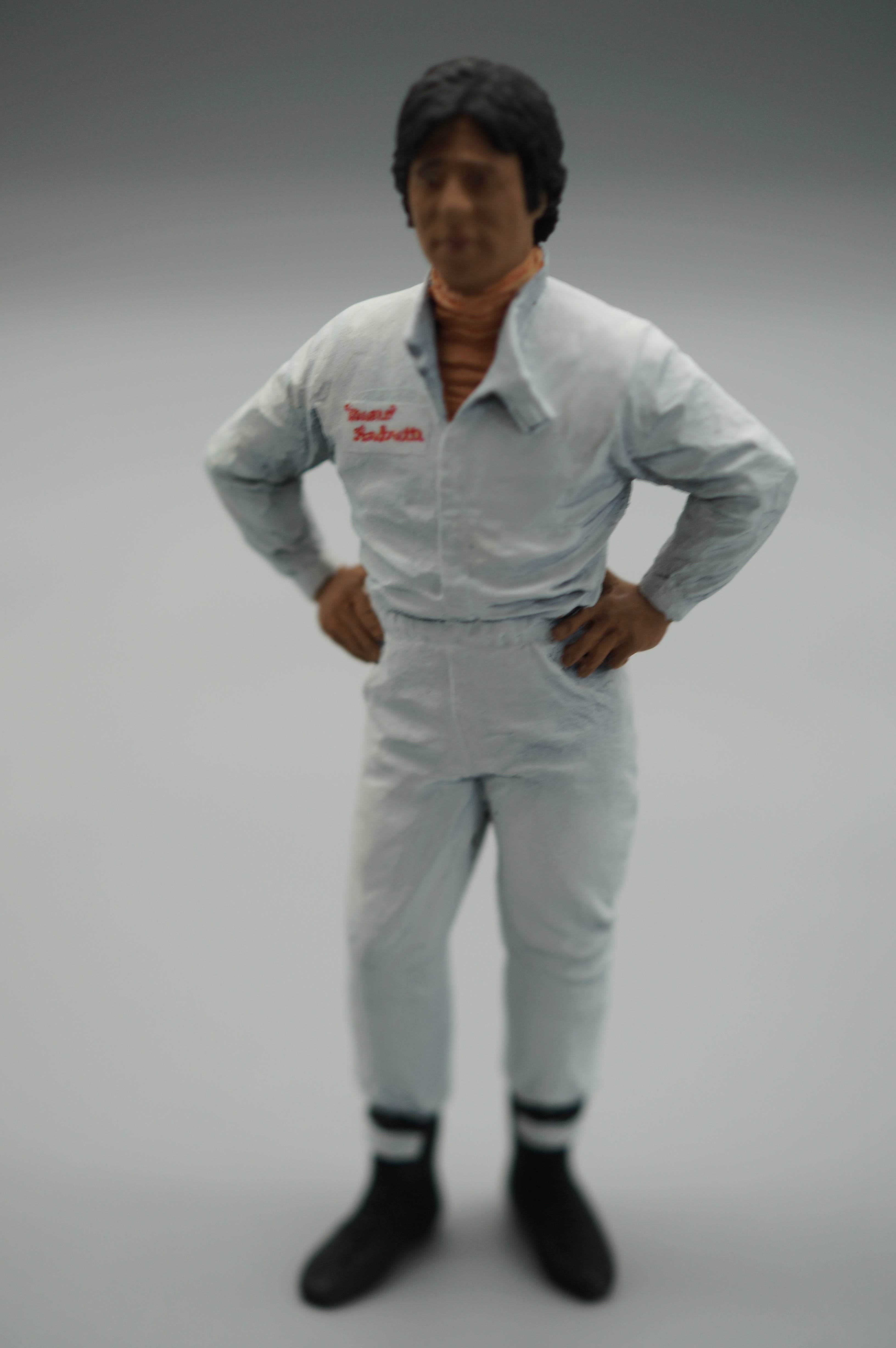 1/18 Rennfahrerfigur Mario Andretti von SF Scale Figures - Handarbeit - SF118095 -pre-owned