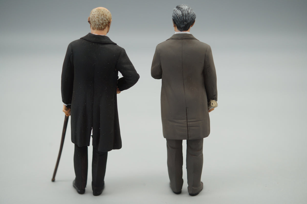 1/18 GOTTLIEB DAIMLER und CARL BENZ von SF Scale Figures #30/60 - Handarbeit - pre-owned