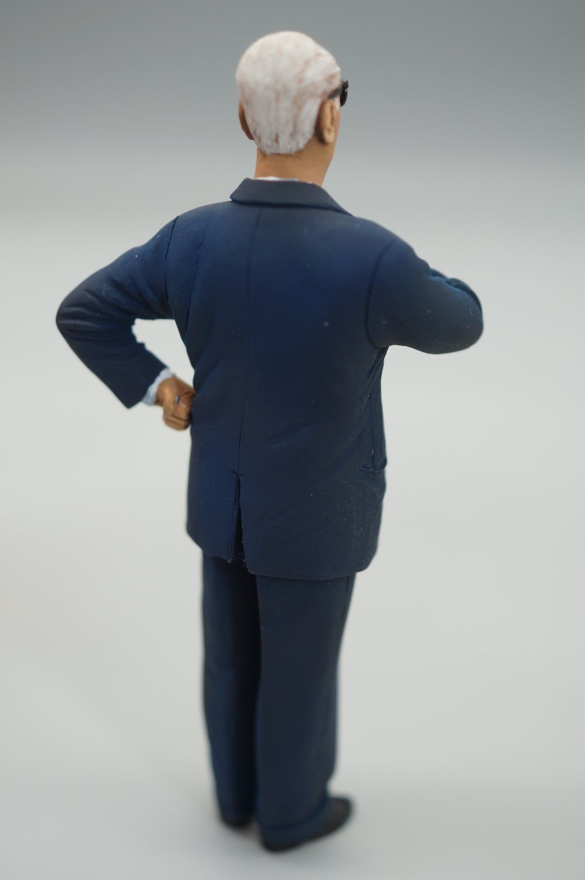 1/18 Enzo Ferrari Constructor Figure in dark blue suit from SF Scale Figures #49/50 - Handmade - SF118065 - pre-owned