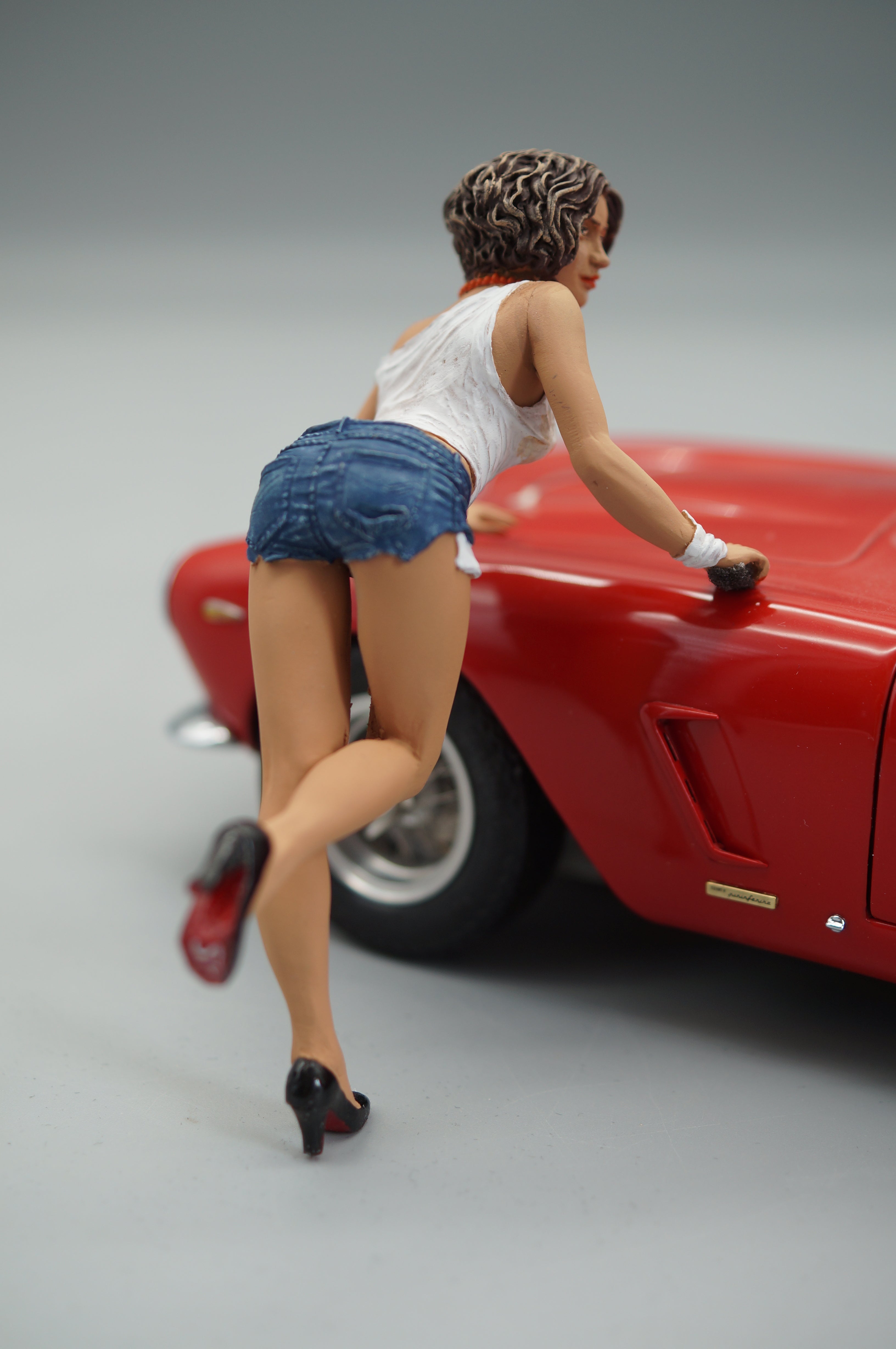 1/18 Car Wash Girl von SF Scale Figures - Handarbeit - pre-owned