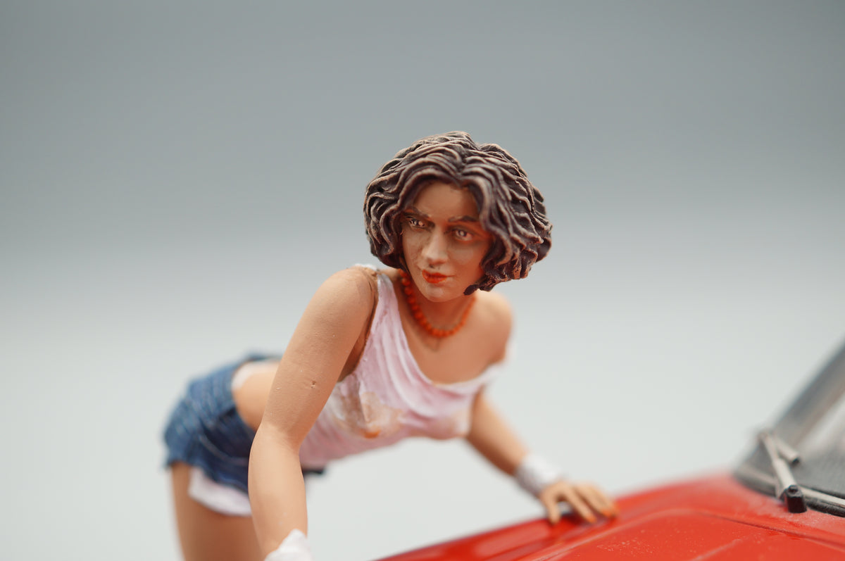 1/18 Car Wash Girl von SF Scale Figures - Handarbeit - pre-owned