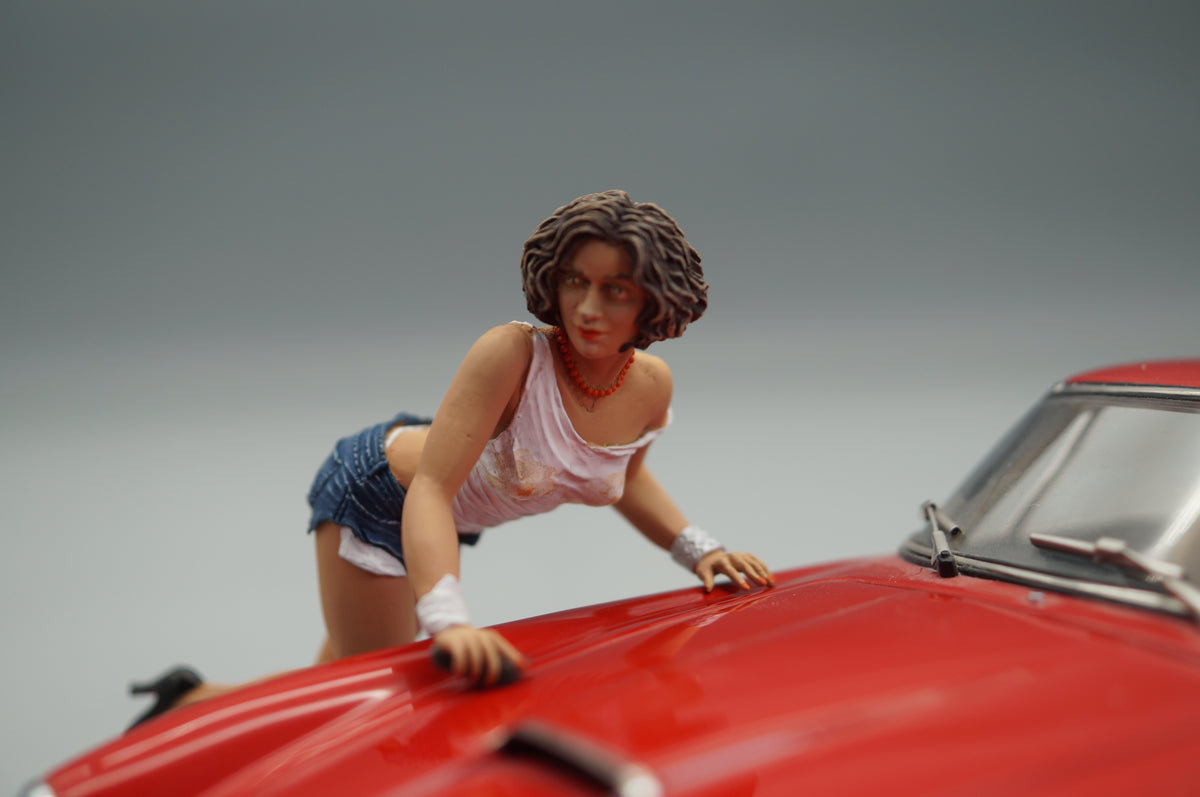 1/18 Car Wash Girl von SF Scale Figures - Handarbeit - pre-owned