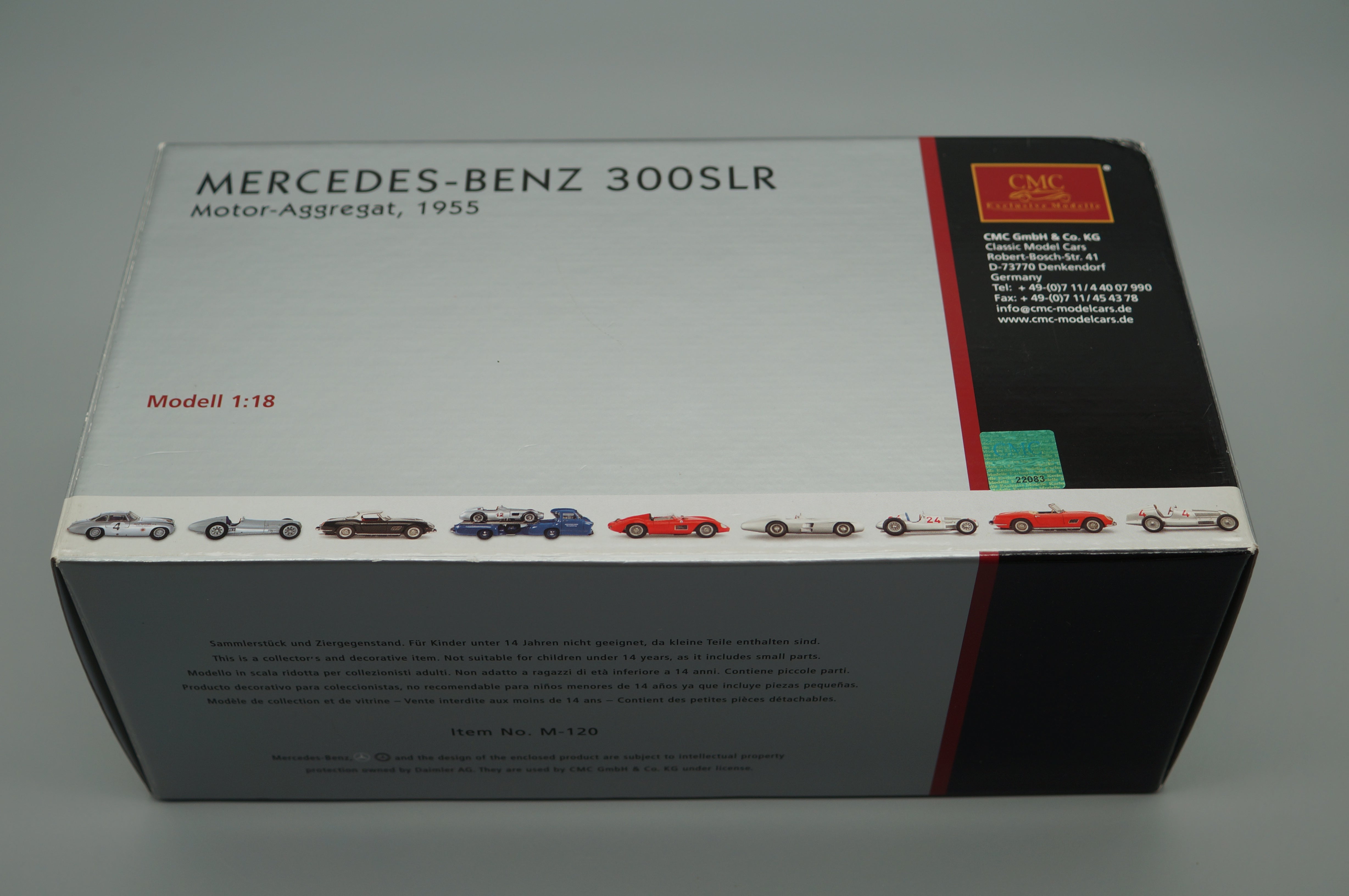 1/18 Mercedes-Benz 300SLR 1955 ENGINE CMC M-120 HPRF686 - from previous owner